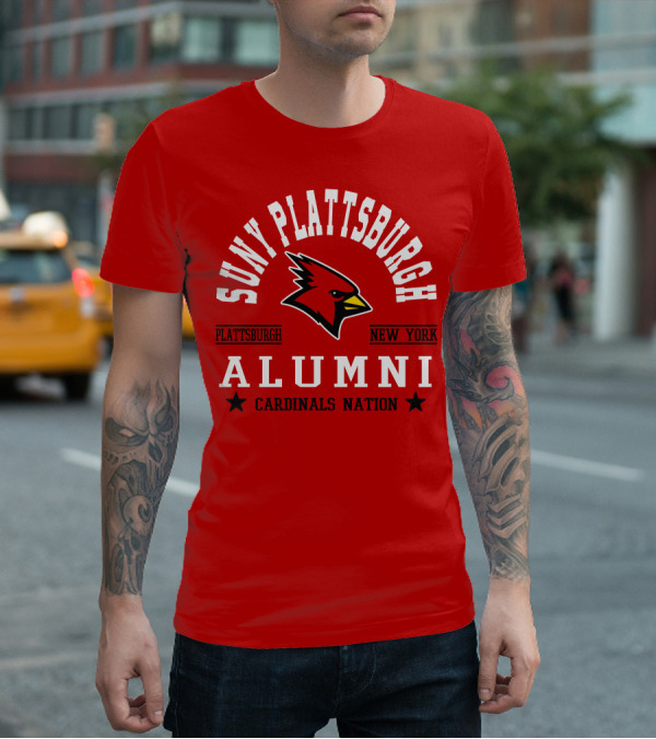 SUNY Plattsburgh New York Alumni Cardinals Nation T-Shirt