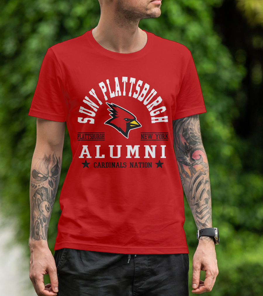 SUNY Plattsburgh New York Alumni Cardinals Nation T-Shirt