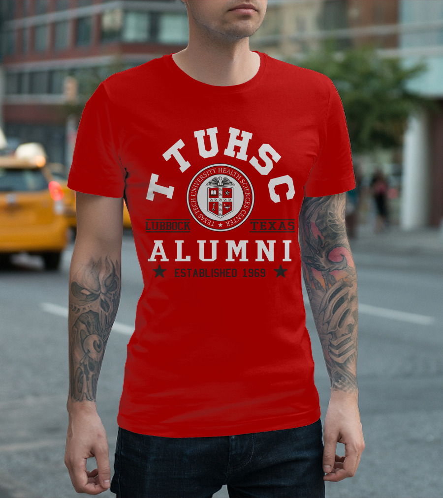 TTUHSC Lubbock Texas Alumni Established 1969 T-Shirt
