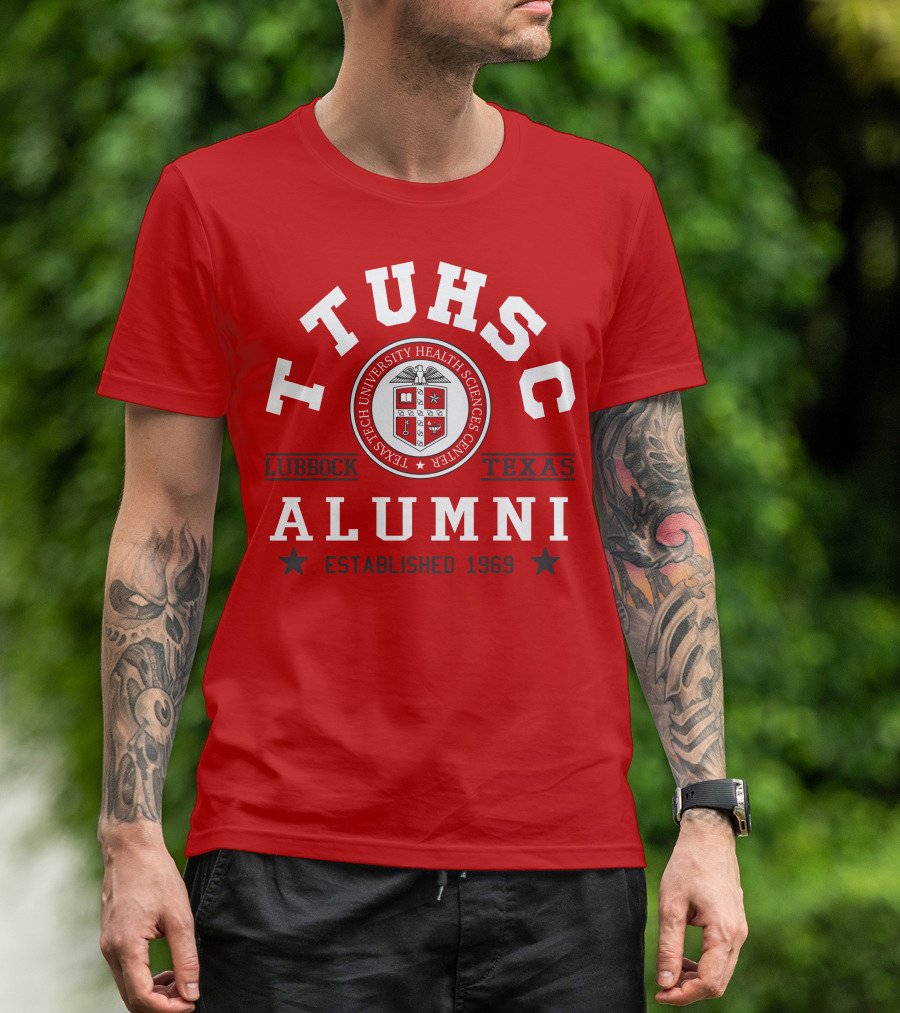 TTUHSC Lubbock Texas Alumni Established 1969 T-Shirt