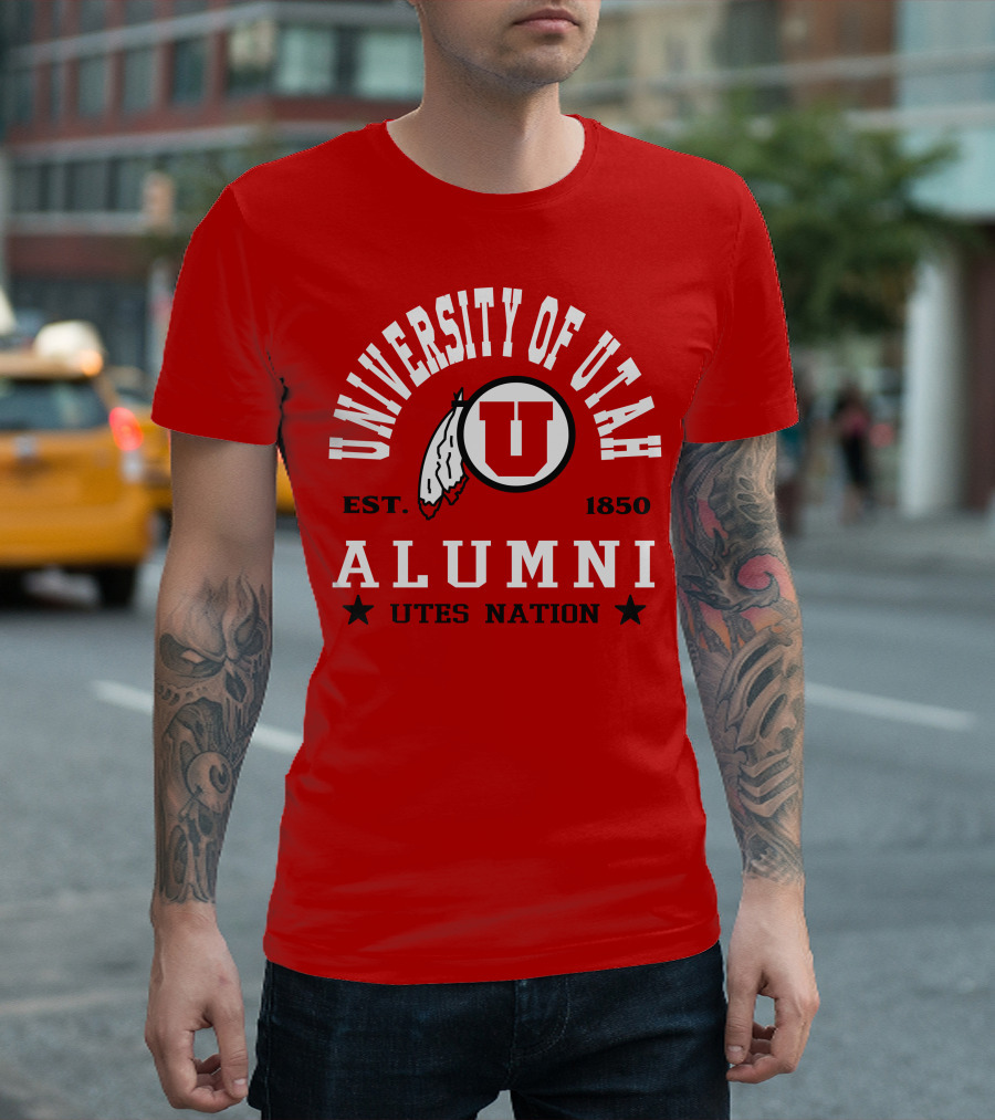 University Of Utah Alumni Est. 1850 Utes Nation T-Shirt