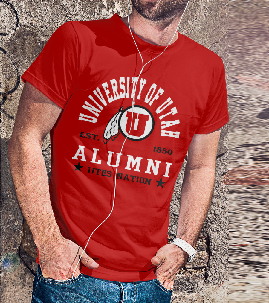 University Of Utah Alumni Est. 1850 Utes Nation T-Shirt