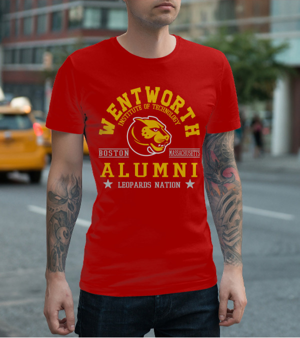 Wentworth Institute Of Technology Alumni Leopards Nation Boston Massachusetts T-Shirt