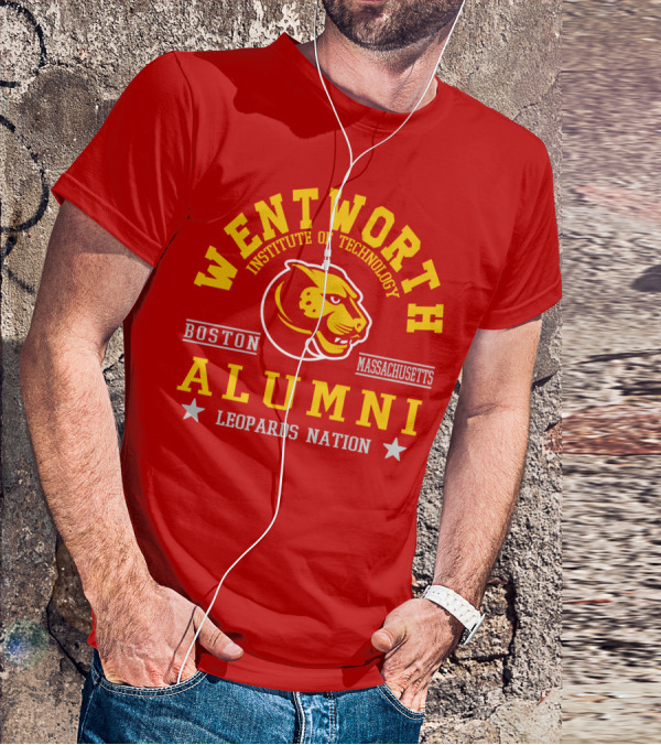 Wentworth Institute Of Technology Alumni Leopards Nation Boston Massachusetts T-Shirt