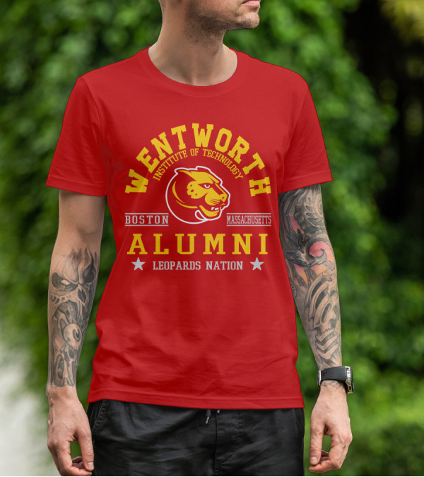 Wentworth Institute Of Technology Alumni Leopards Nation Boston Massachusetts T-Shirt