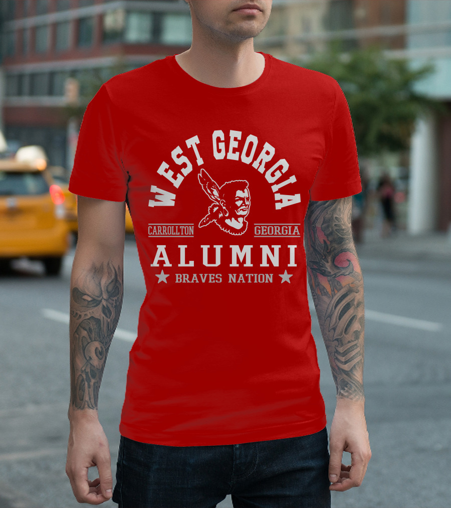 West Georgia Carrollton Georgia Alumni Braves Nation T-Shirt