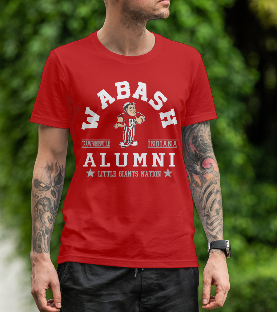 Wabash Alumni Crawsfordville Indiana Little Giants Nation T-Shirt