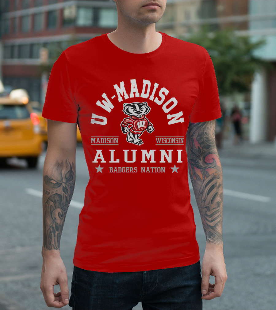 UW–Madison Alumni Badgers Nation Madison Wisconsin T-Shirt