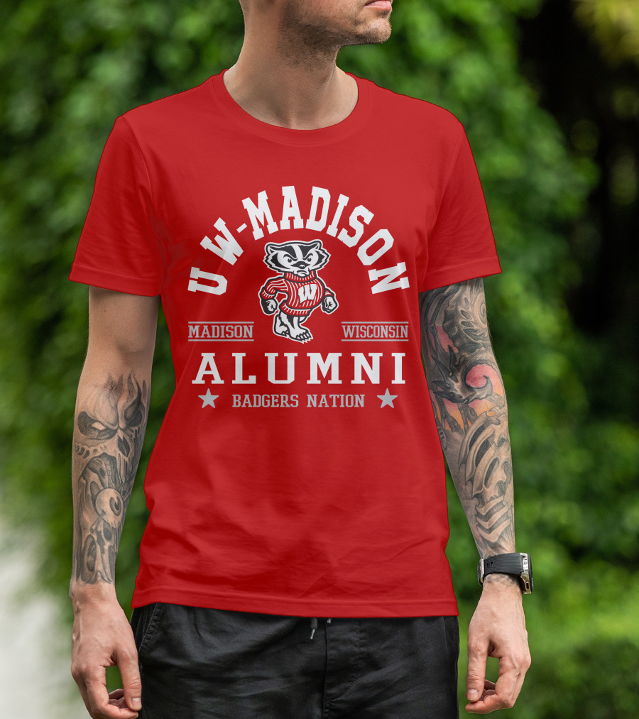UW–Madison Alumni Badgers Nation Madison Wisconsin T-Shirt