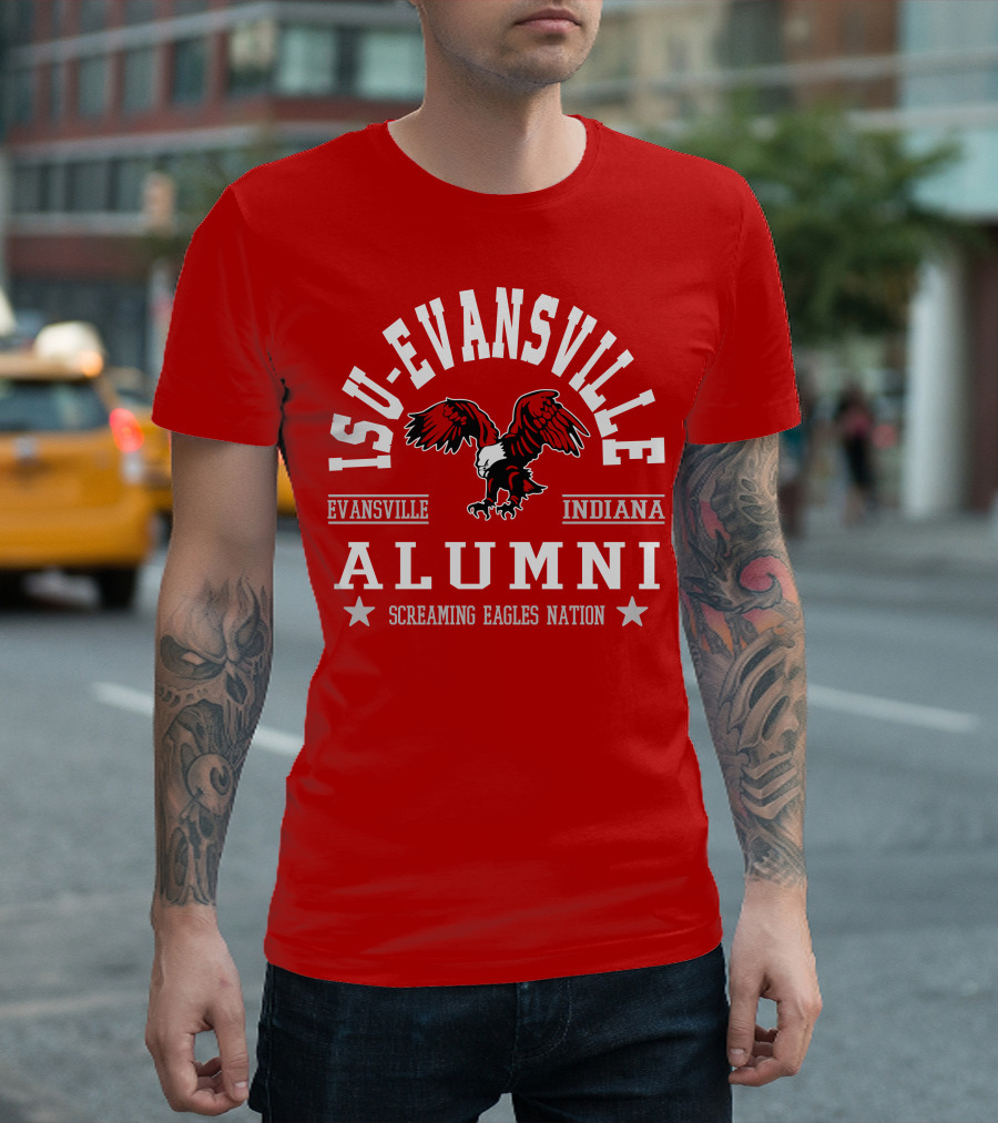 ISU-Evansville Indiana Alumni Screaming Eagles Nation T-Shirt