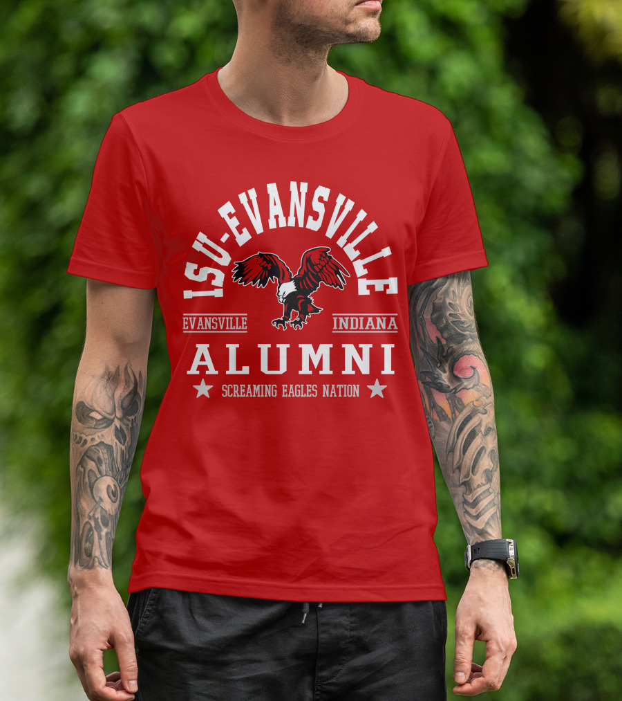 ISU-Evansville Indiana Alumni Screaming Eagles Nation T-Shirt