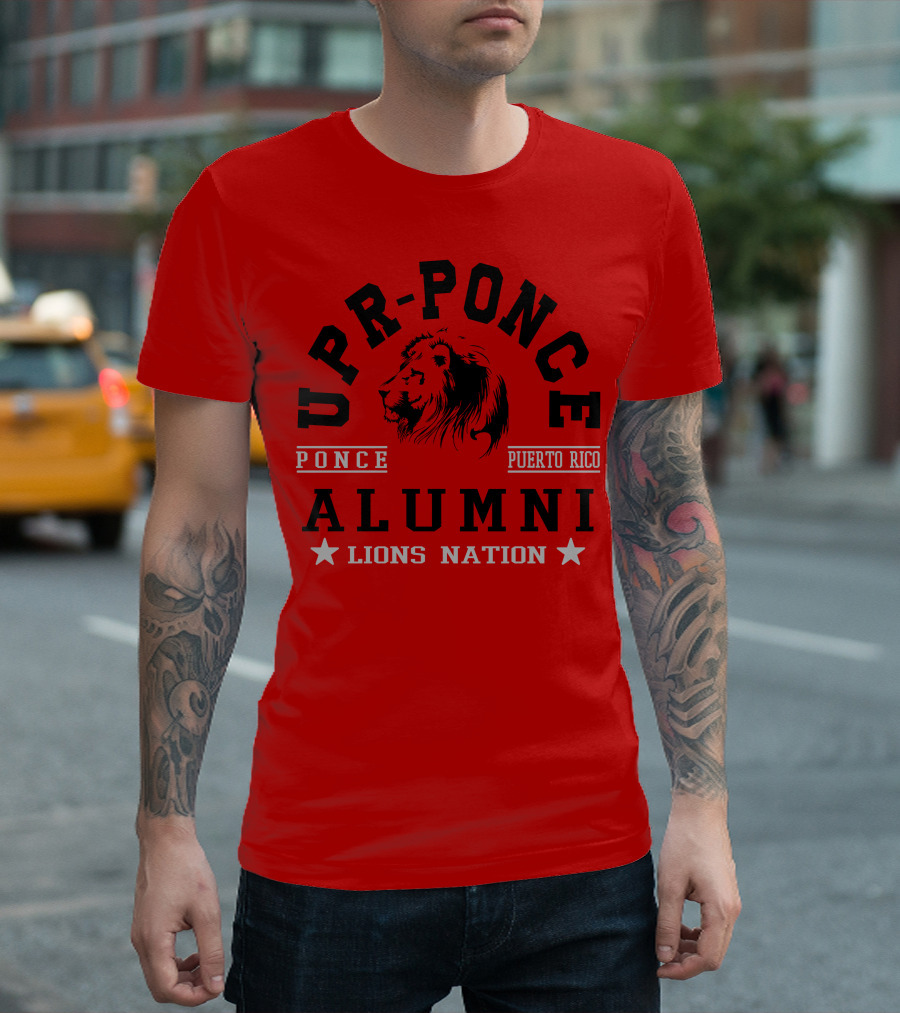 UPR-Ponce Alumni Puerto Rico Lions Nation T-Shirt