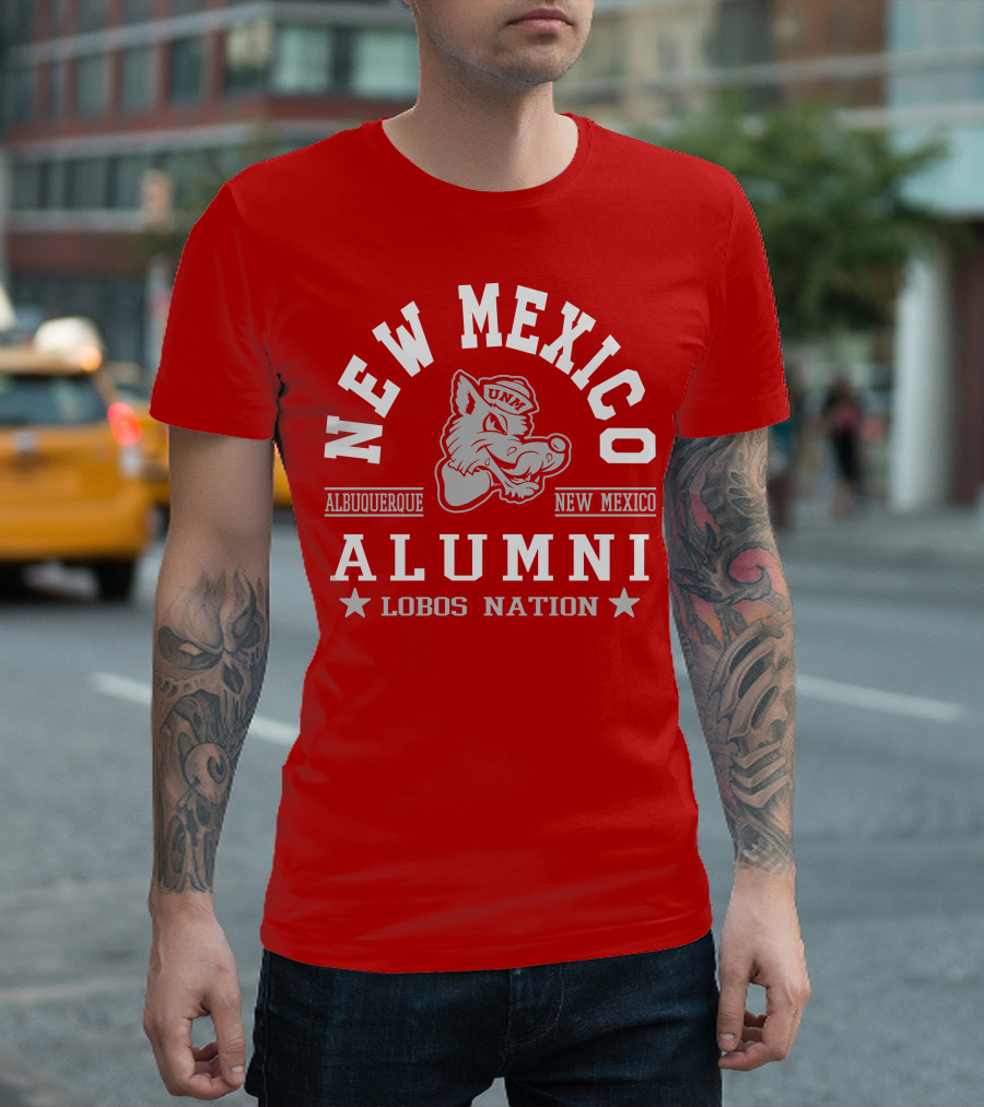 New Mexico Alumni UNM Lobos Nation Albuquerque T-Shirt