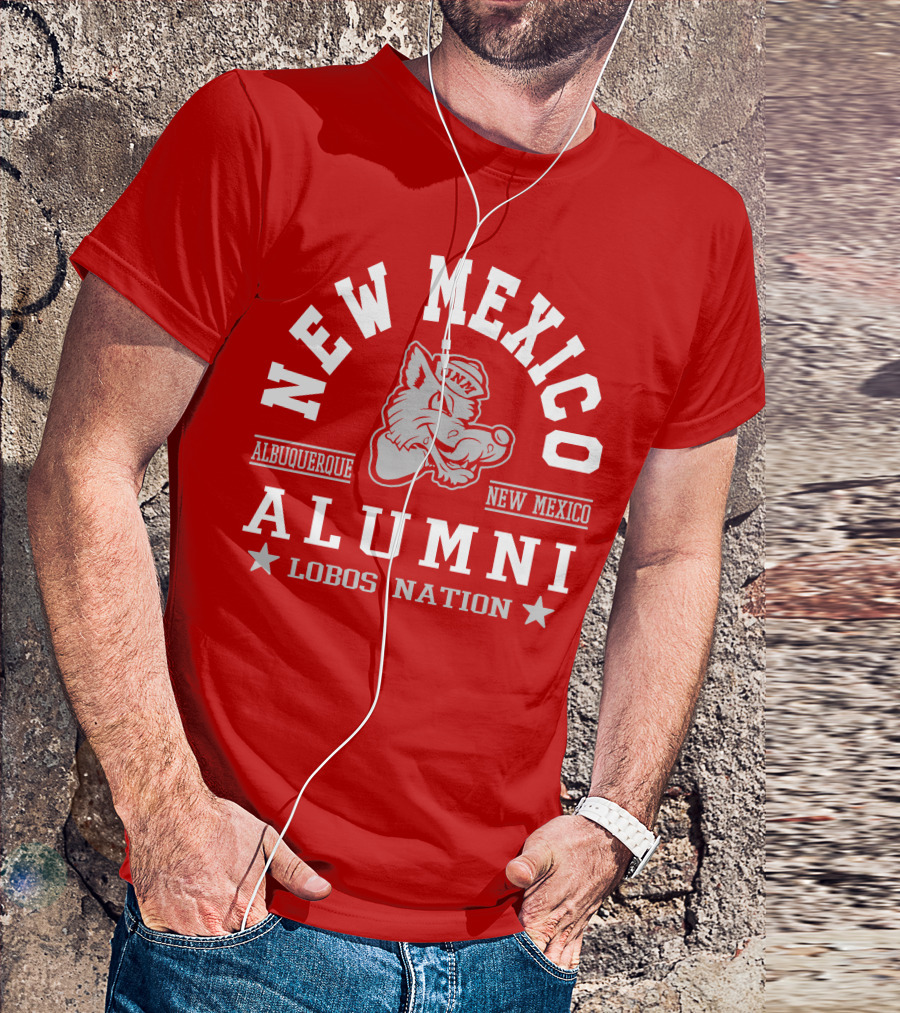 New Mexico Alumni UNM Lobos Nation Albuquerque T-Shirt