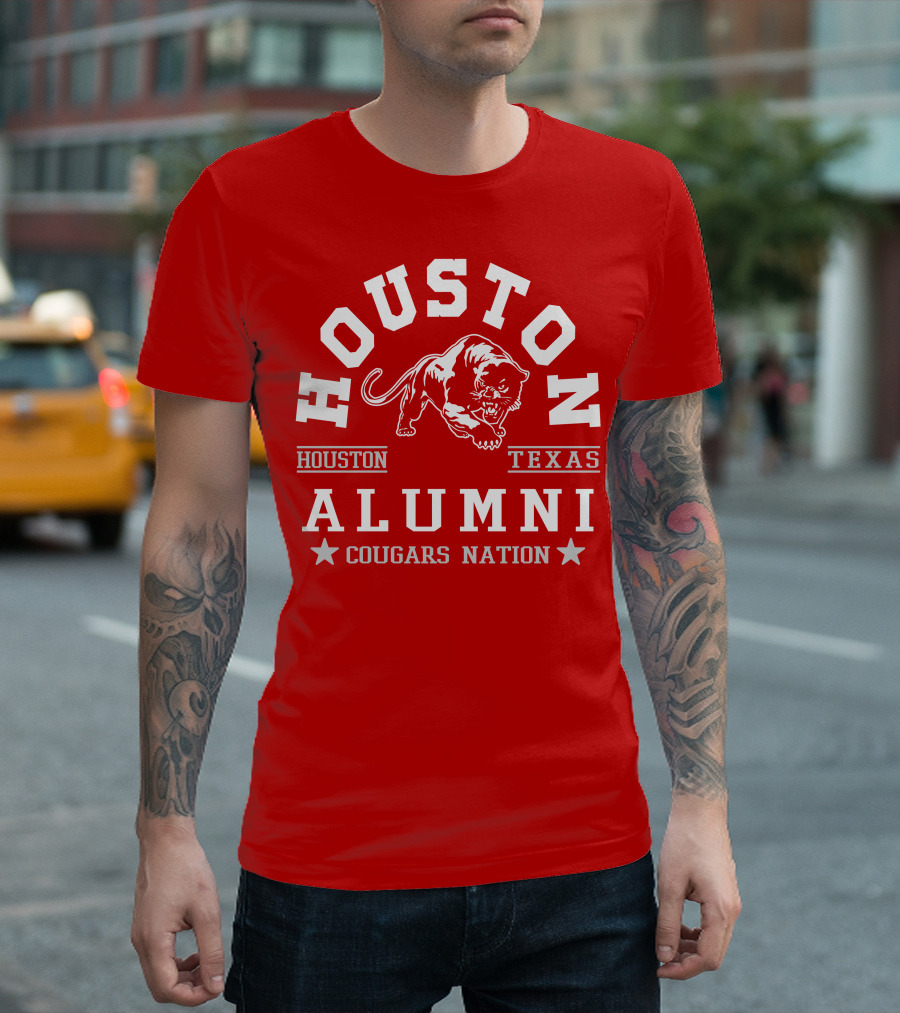 Houston Alumni Cougars Nation Texas T-Shirt