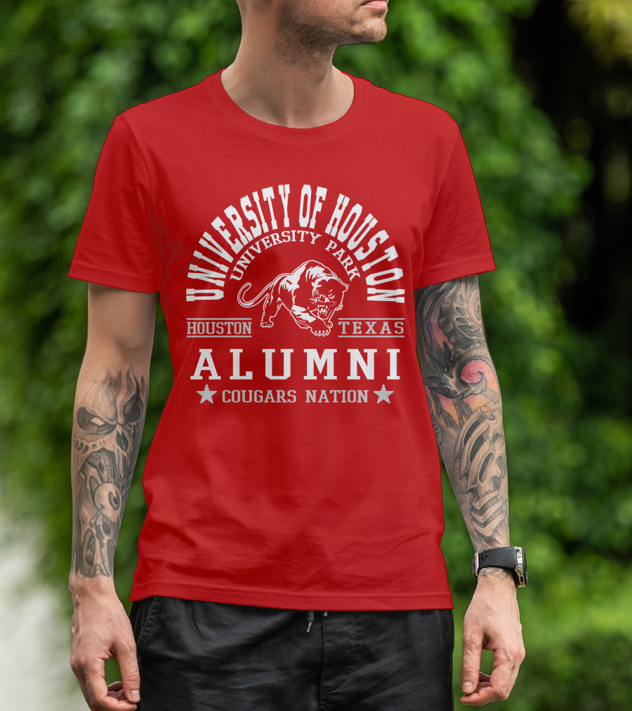 University Of Houston University Park Texas Alumni Cougars Nation T-Shirt