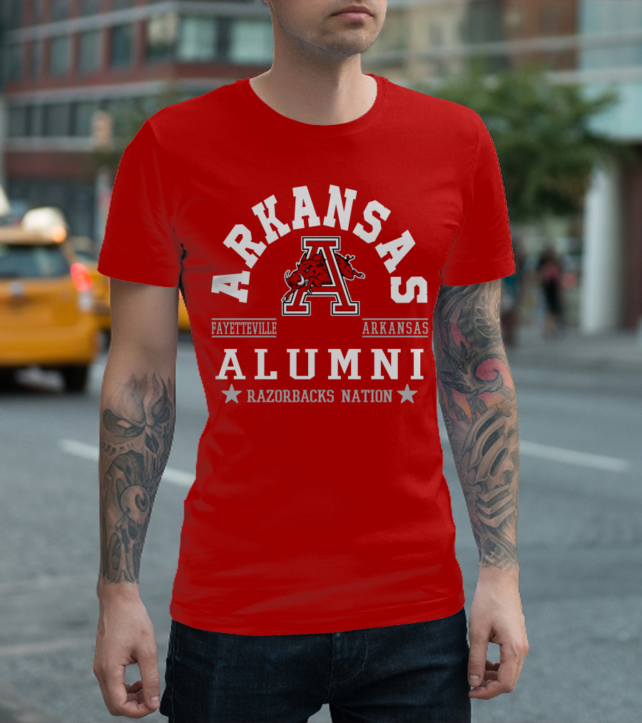 Arkansas Alumni Fayetteville Razorbacks Nation T-Shirt