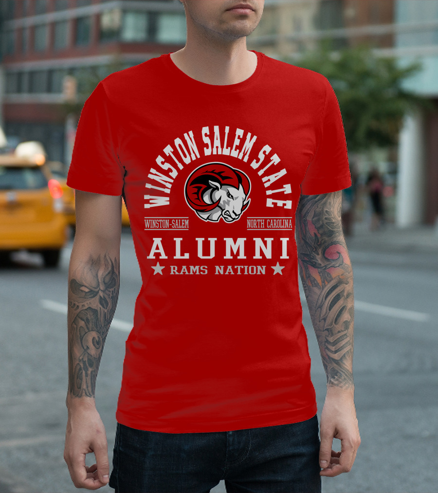 Winston-Salem State University Alumni Rams Nation North Carolina T-Shirt