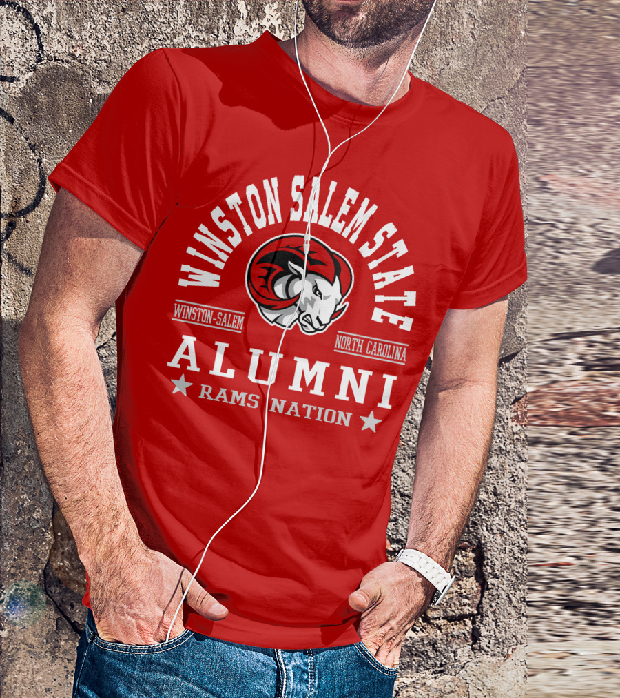 Winston-Salem State University Alumni Rams Nation North Carolina T-Shirt
