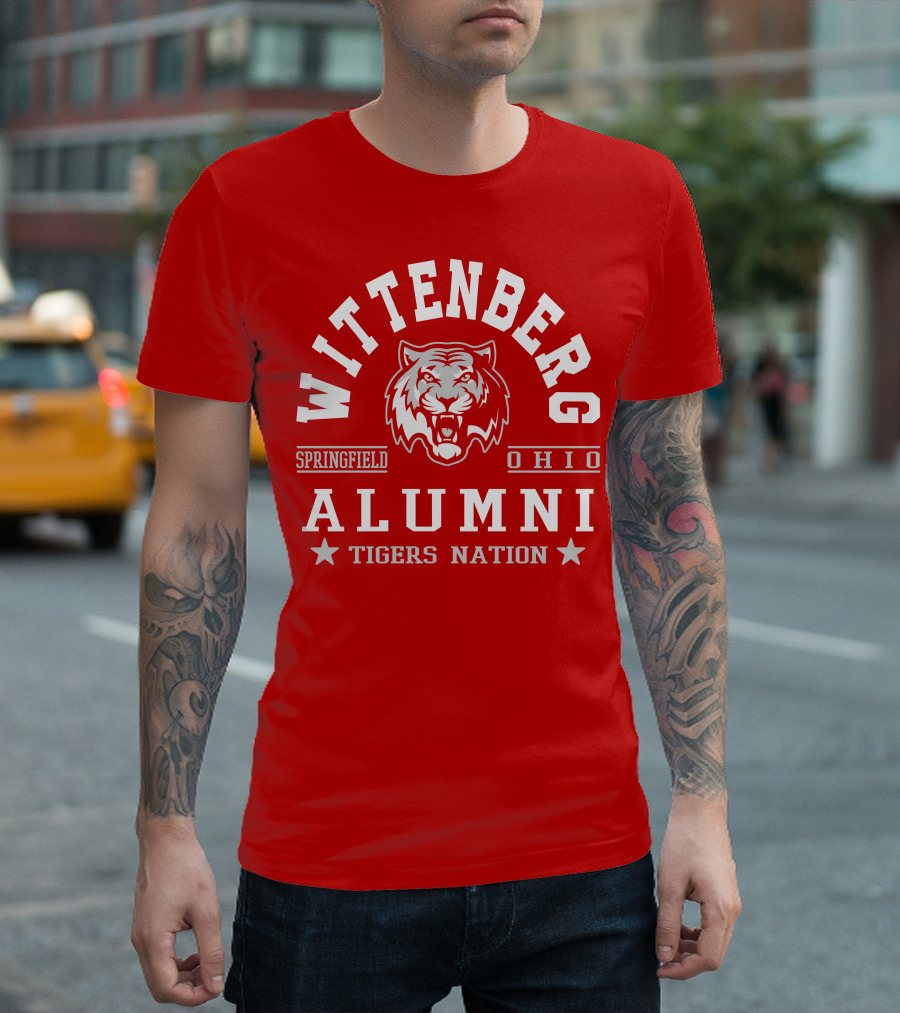Wittenberg Springfield Ohio Alumni Tigers Nation T-Shirt