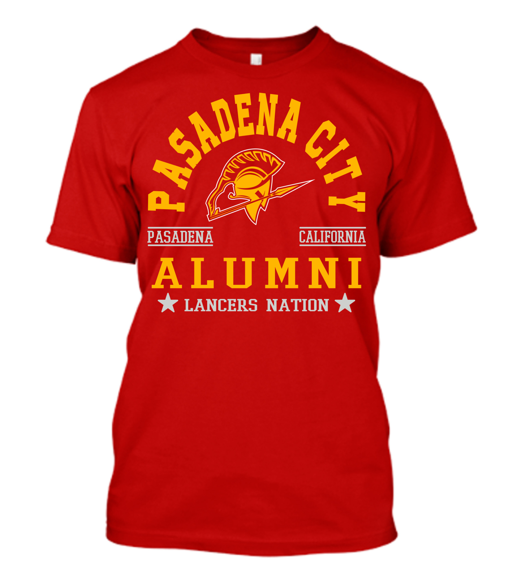 Pasadena City Alumni Lancers Nation Pasadena California T-Shirt