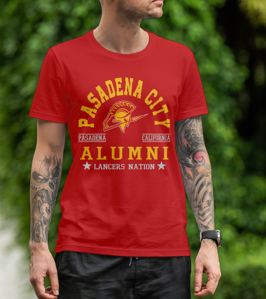 Pasadena City Alumni Lancers Nation Pasadena California T-Shirt