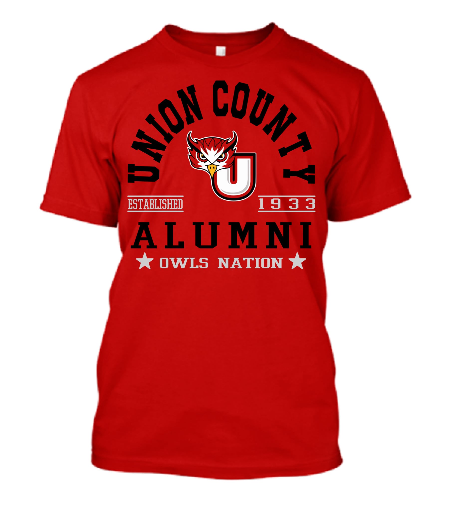 Union County Alumni Owls Nation Established 1933 T-Shirt