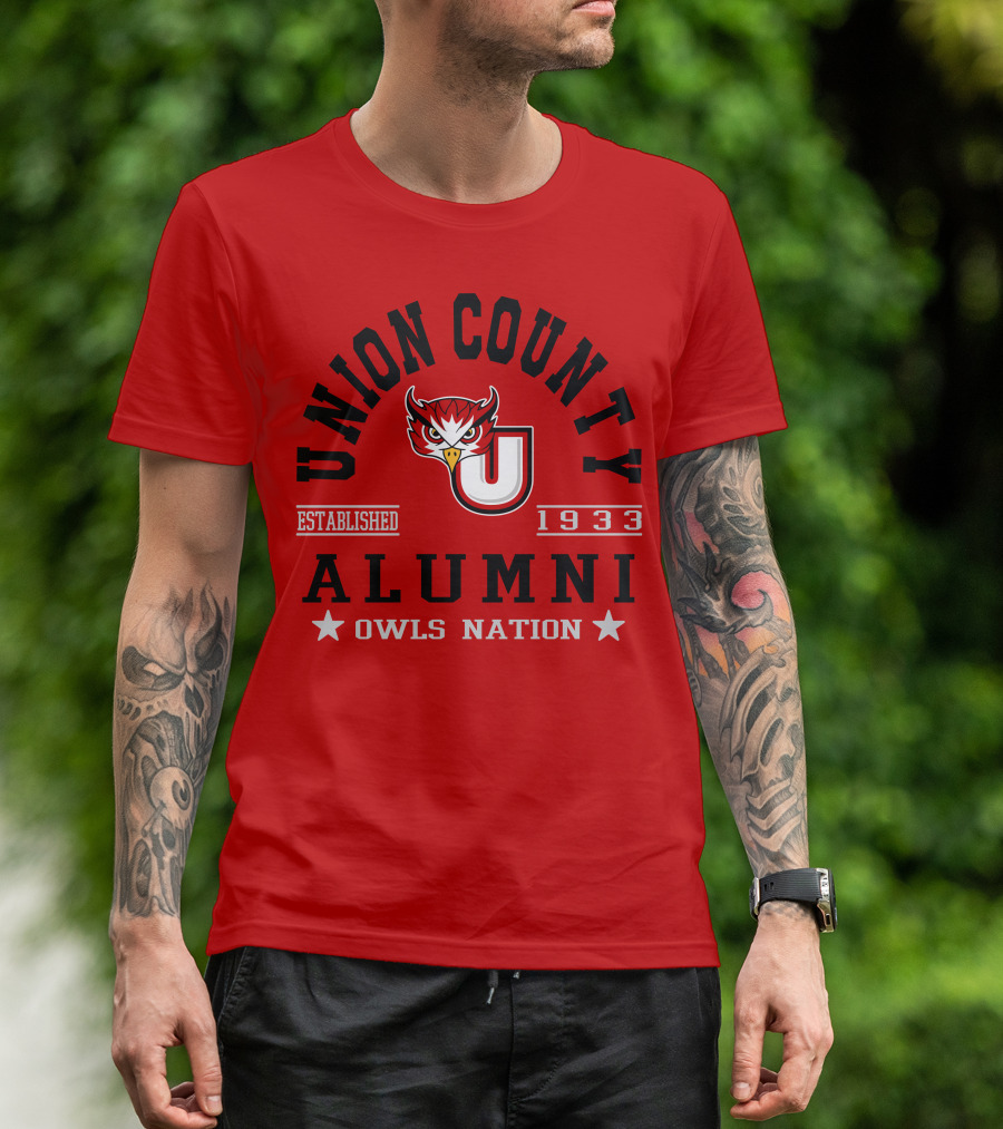 Union County Alumni Owls Nation Established 1933 T-Shirt