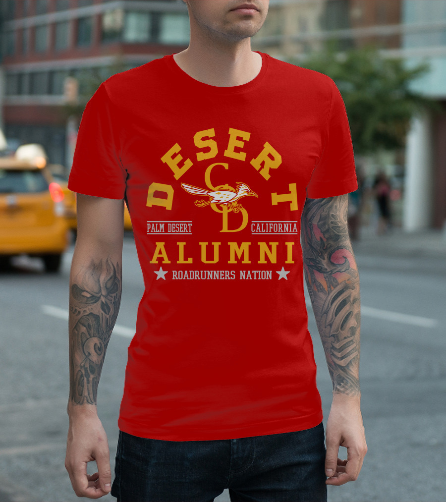 Desert Alumni Palm Desert California Roadrunners Nation T-Shirt
