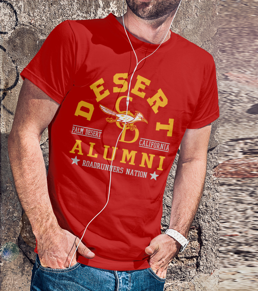 Desert Alumni Palm Desert California Roadrunners Nation T-Shirt