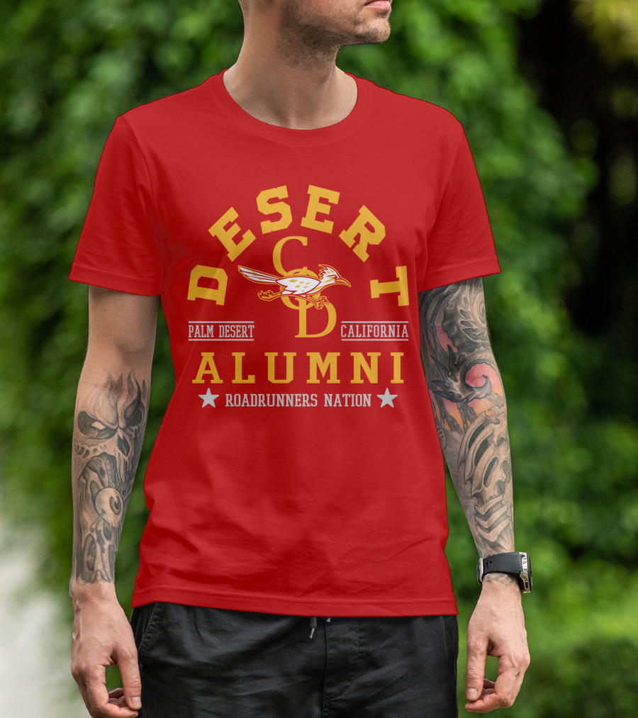 Desert Alumni Palm Desert California Roadrunners Nation T-Shirt