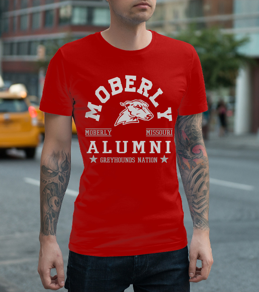 Moberly Missouri Alumni Greyhounds Nation T-Shirt