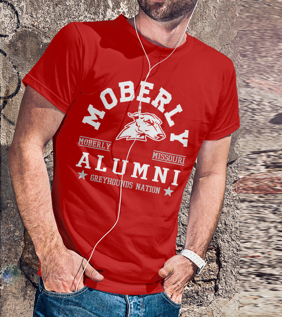 Moberly Missouri Alumni Greyhounds Nation T-Shirt