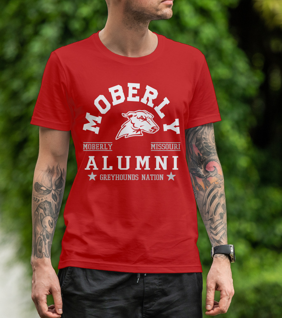 Moberly Missouri Alumni Greyhounds Nation T-Shirt