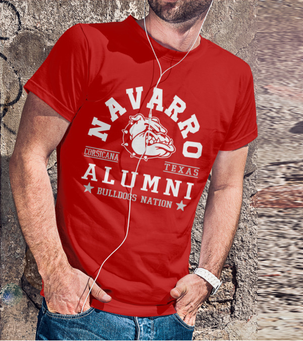 Navarro Corsicana Texas Alumni Bulldogs Nation T-Shirt