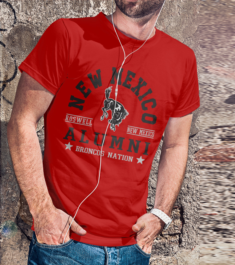 New Mexico Alumni Roswell Broncos Nation T-Shirt