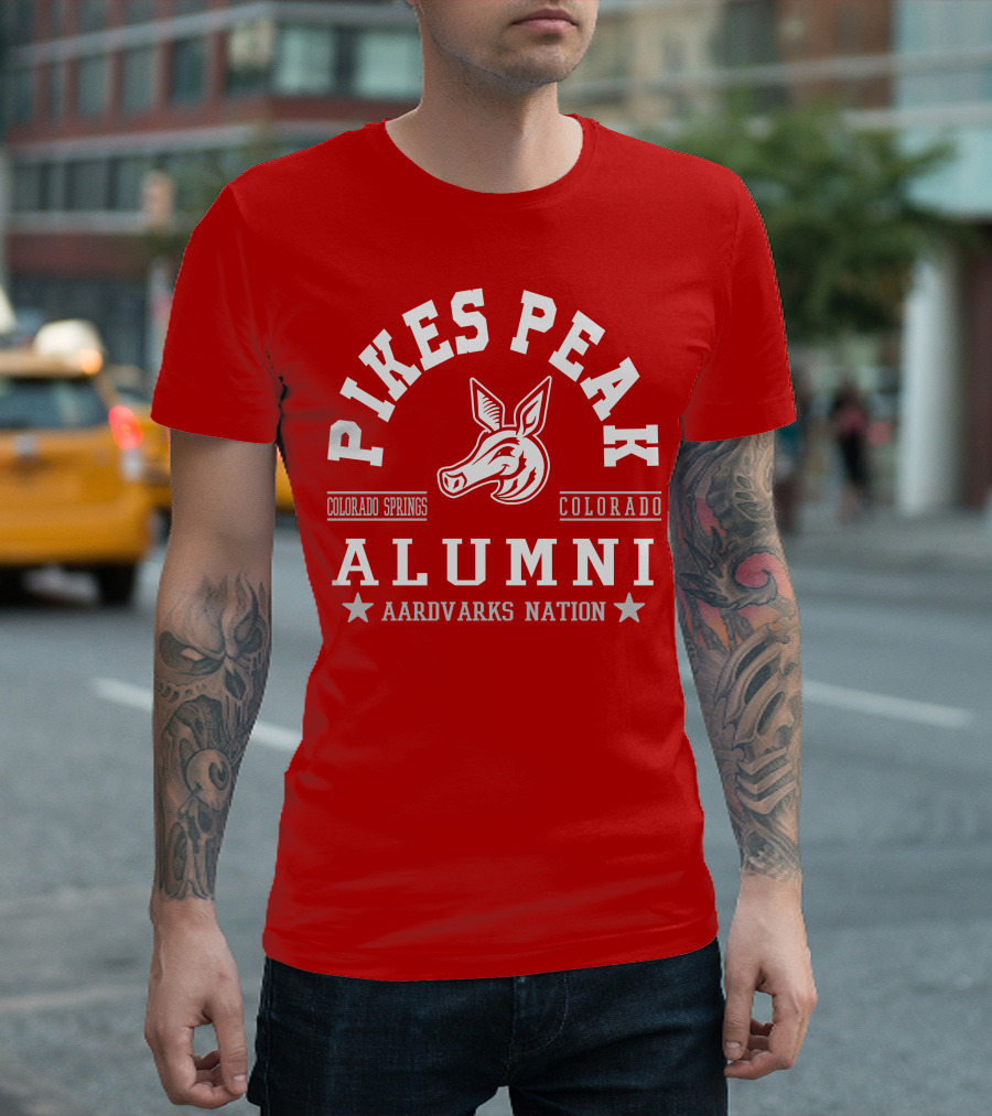Pikes Peak Alumni Colorado Springs Aardvarks Nation Colorado T-Shirt