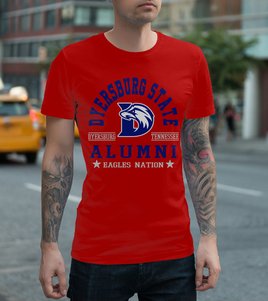 Dyersburg State Alumni Eagles Nation Tennessee T-Shirt