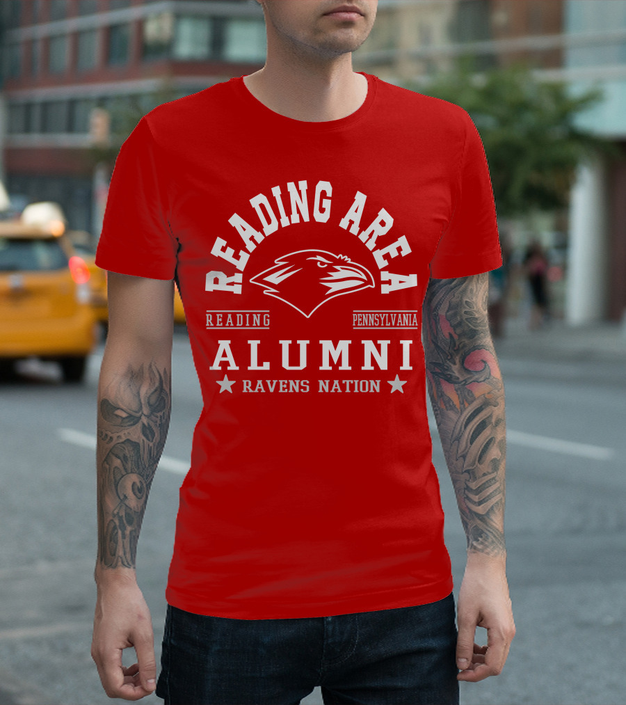 Reading Area Pennsylvania Alumni Ravens Nation T-Shirt