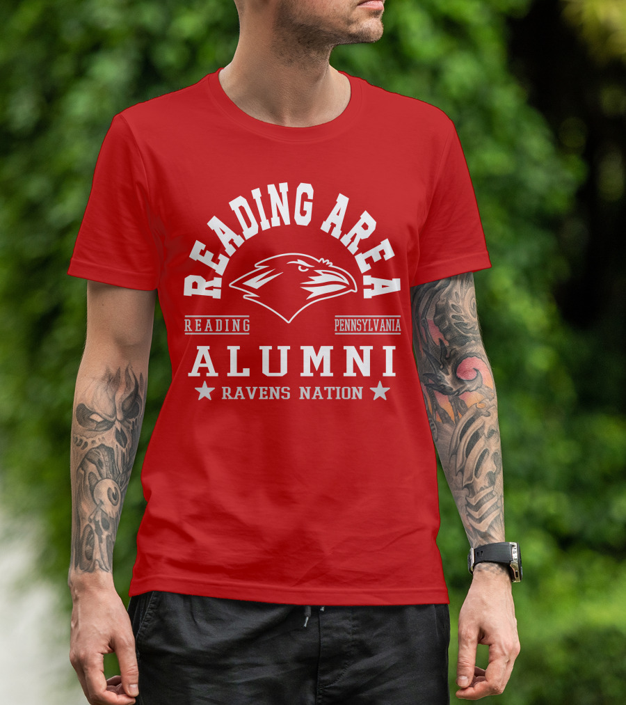 Reading Area Pennsylvania Alumni Ravens Nation T-Shirt