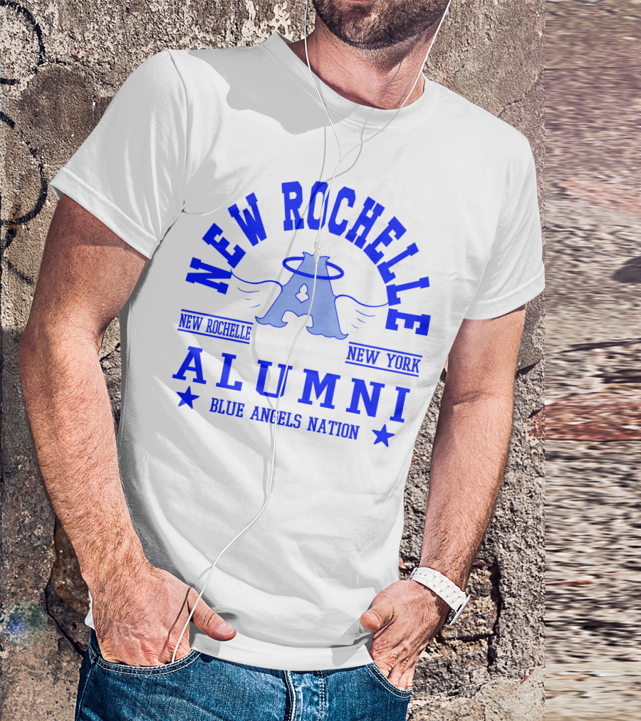 New Rochelle Alumni Blue Angels Nation New York T-Shirt