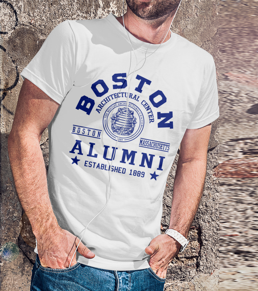 Boston Architectural Center Alumni Established 1889 Boston Massachusetts T-Shirt