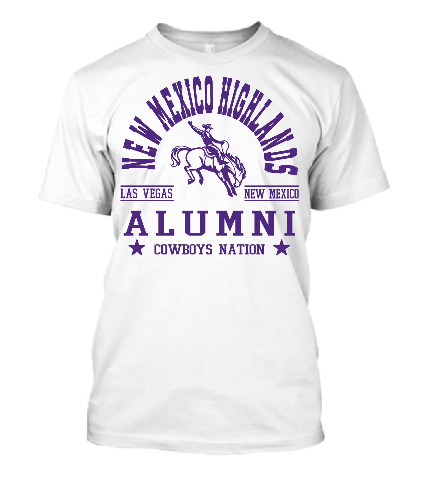 New Mexico Highlands University Alumni Cowboys Nation Las Vegas New Mexico T-Shirt