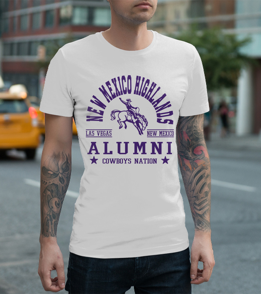 New Mexico Highlands University Alumni Cowboys Nation Las Vegas New Mexico T-Shirt