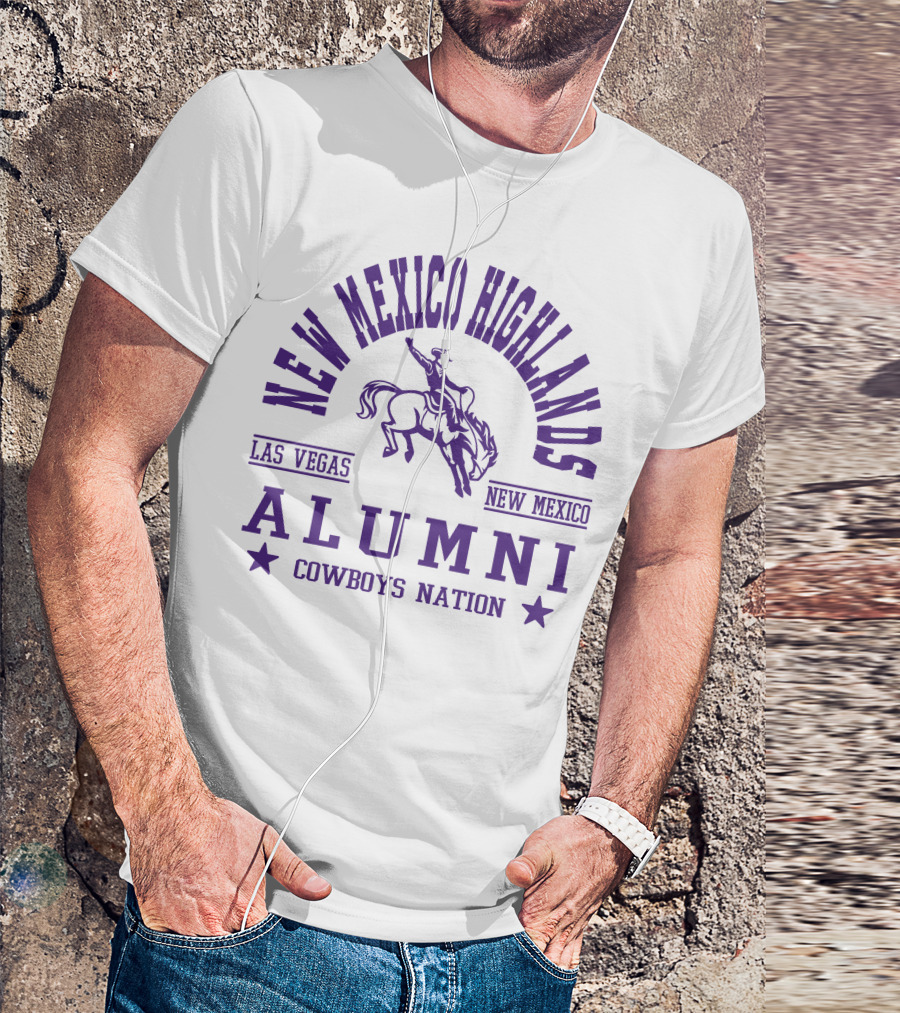 New Mexico Highlands University Alumni Cowboys Nation Las Vegas New Mexico T-Shirt
