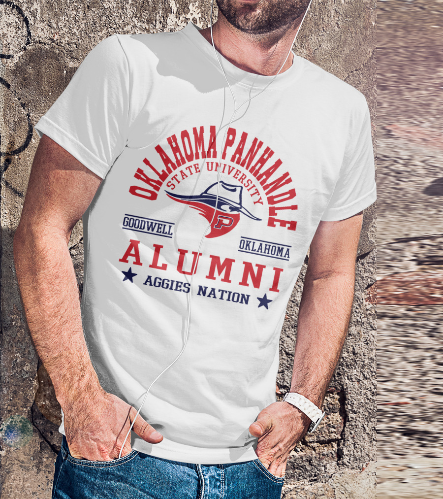 Oklahoma Panhandle State University Alumni Aggies Nation Goodwell Oklahoma T-Shirt