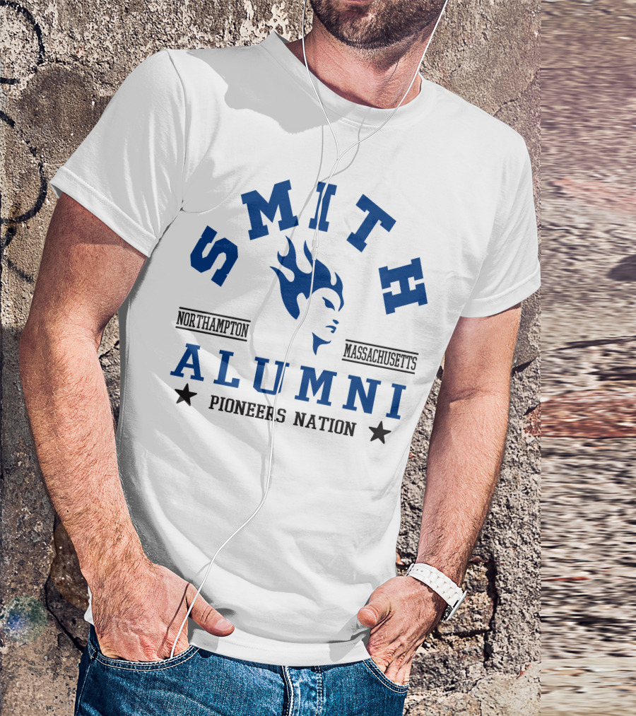 Smith College Alumni Northampton Massachusetts Pioneers Nation T-Shirt