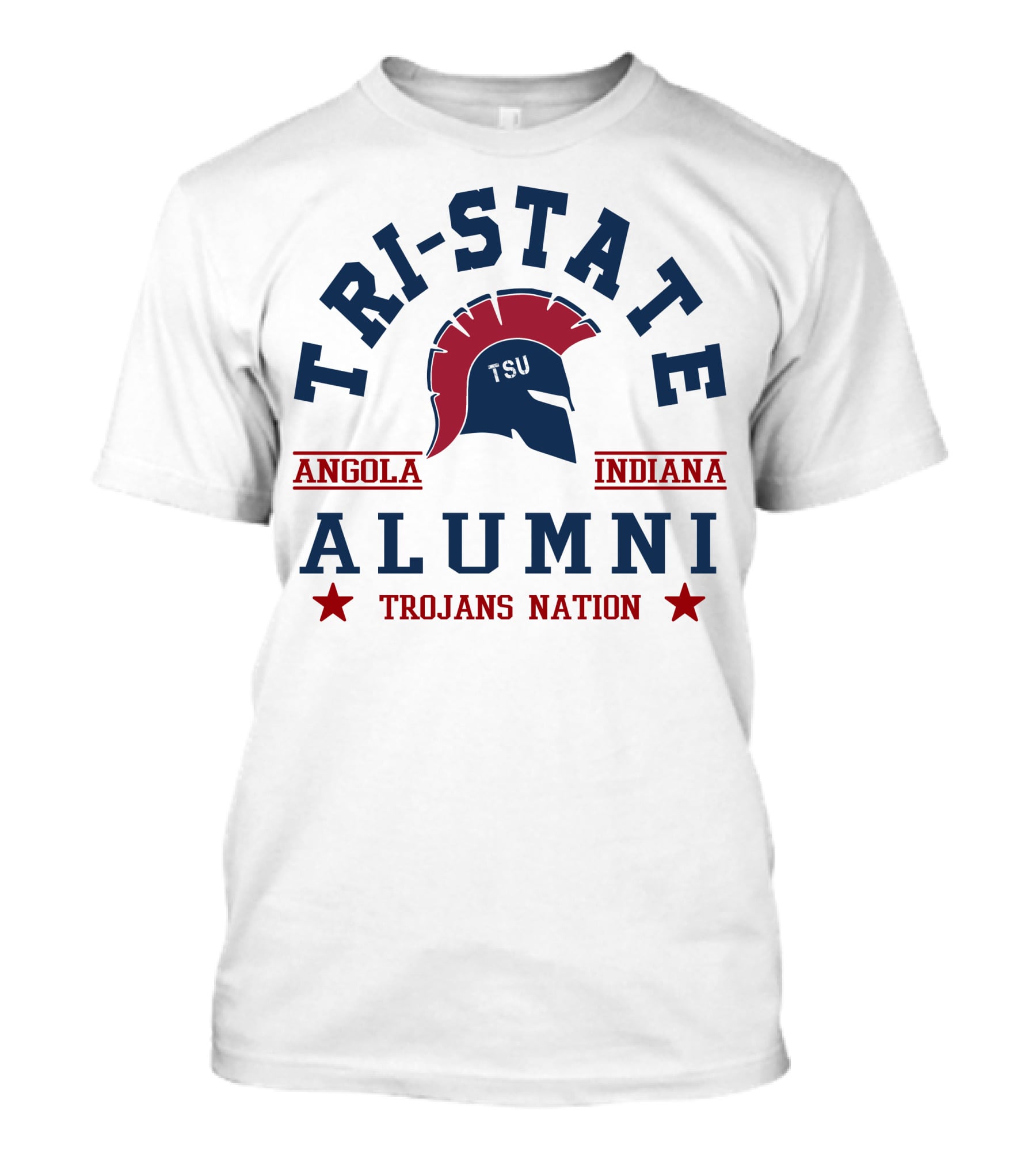 Tri-State Alumni Angola Indiana Trojans Nation TSU T-Shirt