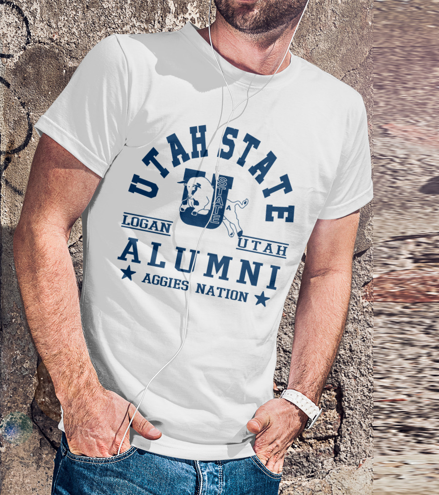 Utah State Alumni Logan Utah Aggies Nation T-Shirt