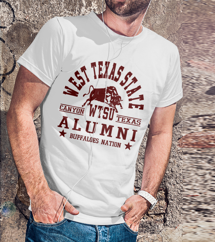 West Texas State Alumni Buffaloes Nation WTSU Canyon Texas T-Shirt